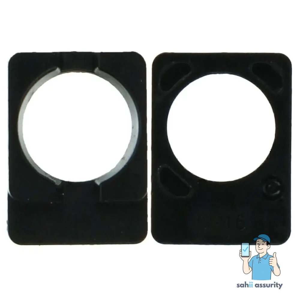 Camera Lens Glass with Frame for Apple iPad 5 Mini 2019 White